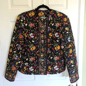 Vintage Vera Bradley Tavern on the Green Quilted Jacket size M